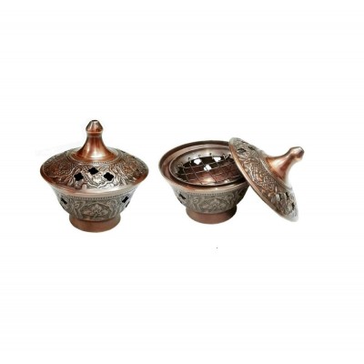 Brass Fragrance / Resin Incense Burner with lid