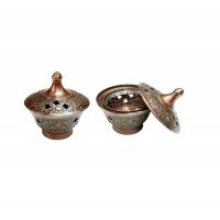 Brass Fragrance / Resin Incense Burner with lid